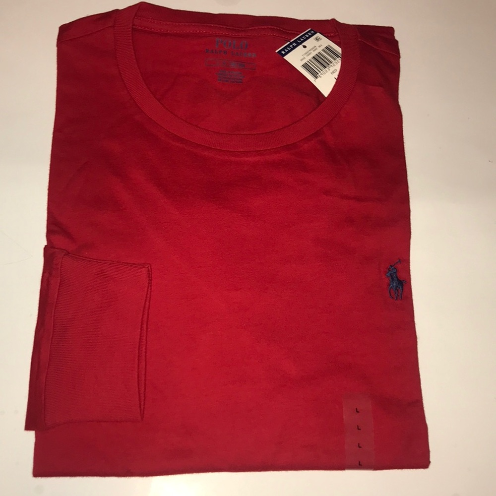MEN POLO RALPH LAUREN LONG SLEEVE T-SHIRTS NWT